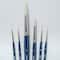 Silver Brush Limited Bristlon Short Handle Liner Brushes, Set of 6